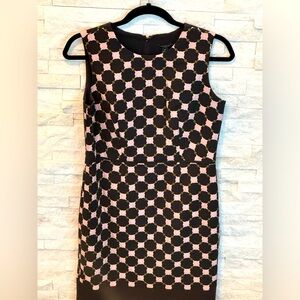 Ann Taylor Black and Pink Dress